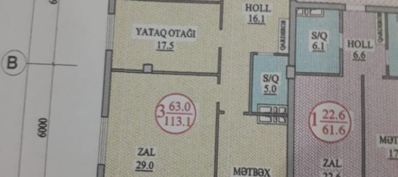 Apartamento T3 em Nasimi, Azerbaijan N.º 1611 11