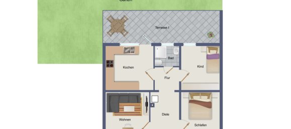 Apartamento de 2 dormitorios en Schleswig-Holstein, Germany No. 17686 10