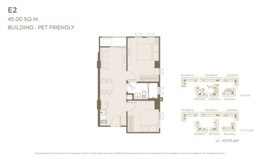 2 bedrooms Condo in Bang Na, Thailand No. 68848