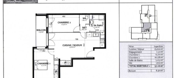 Квартира с 2 спальнями в Шуази-ле-Руа, Франция № 176780 7