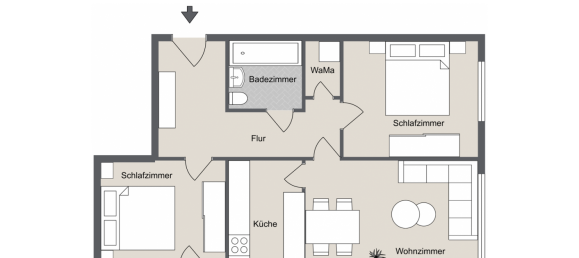 2 Schlafzimmer Wohnung in Mitte, Germany, Nr. 258496 15