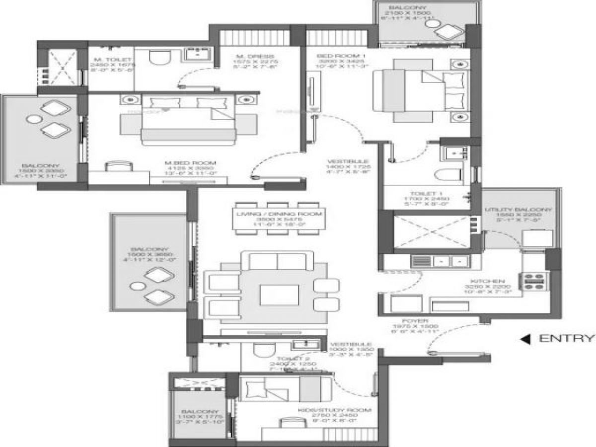 3 chambres Maison à Noida, India No. 27741