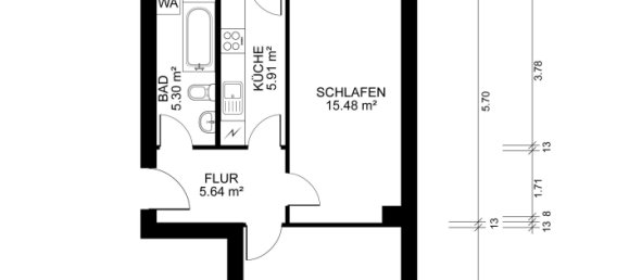 1 bedroom Apartment in Chemnitz, Germany No. 28989 6