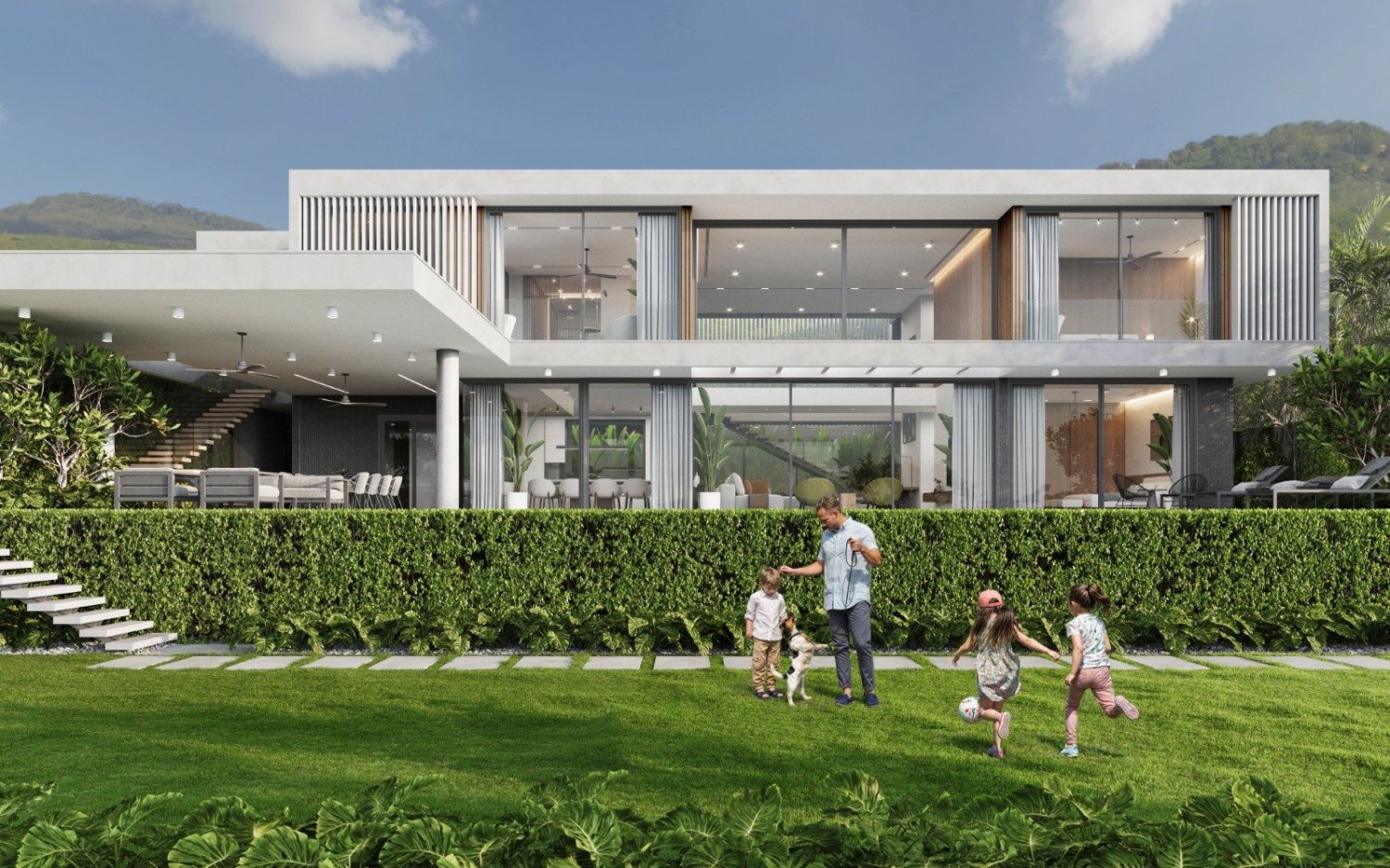 Villa de 4 dormitorios en Ko Kaeo, Thailand No. 8996