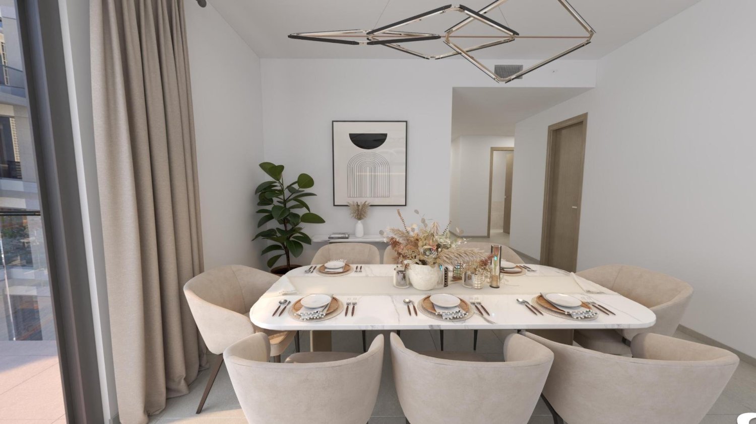 4 Schlafzimmer Wohnung in Crystal Residences Tower 2, Maryam Island, UAE, Nr. 61381