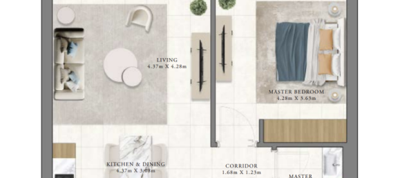 Apartamento de 1 dormitorio en Dubai Hills Estate, UAE No. 121182 3