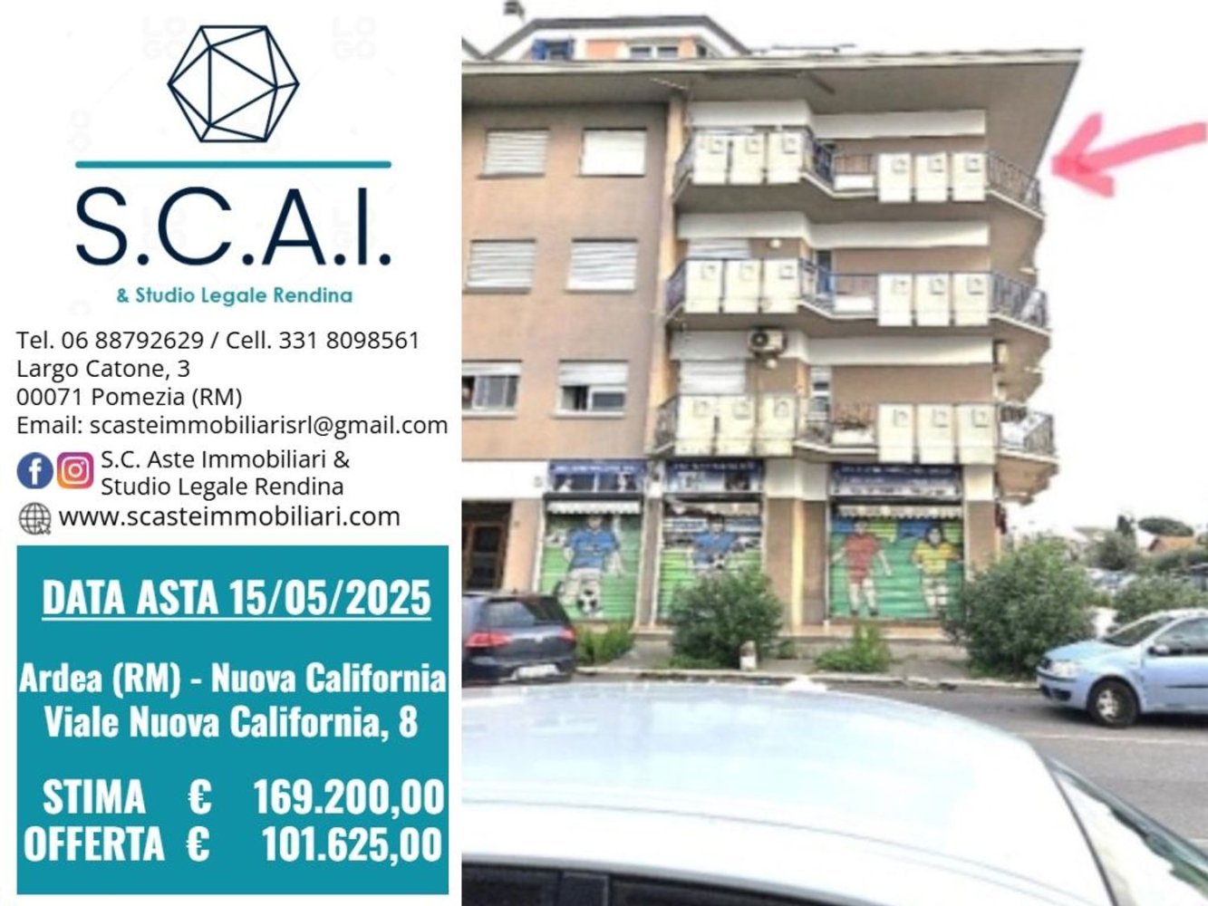 Apartamento de 4 divisões em Ardea, Italy N.º 93897