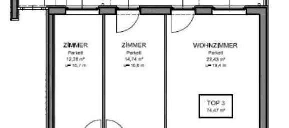 Apartamento de 3 divisões em Simmering, Austria N.º 235422 17