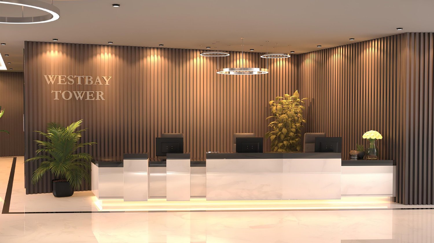 Квартира с 2 спальнями в West Bay Tower, Бизнес-Бэй, ОАЭ № 63484