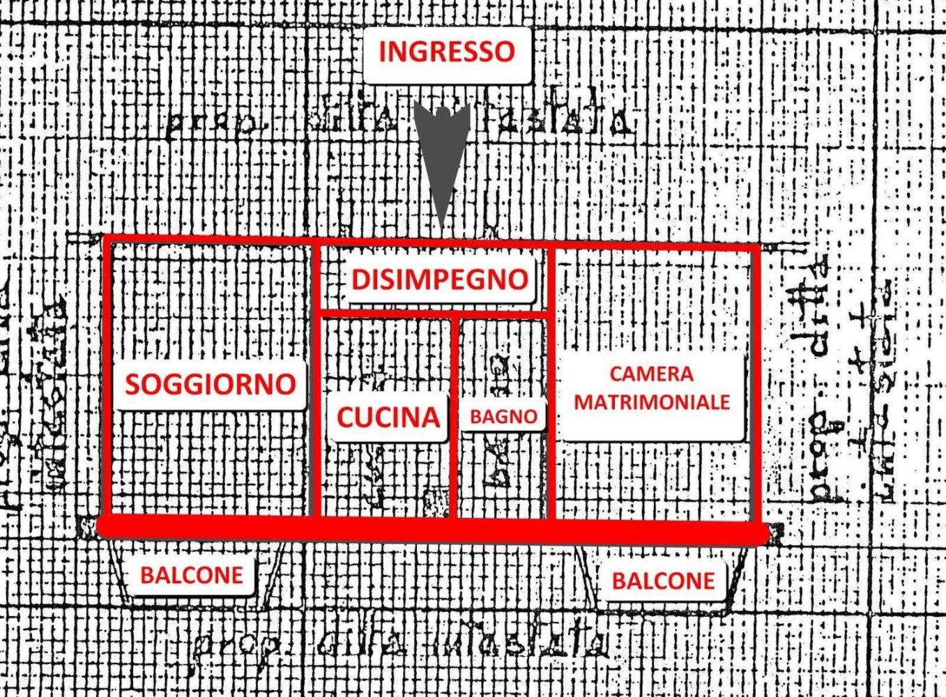 2 rooms Apartment in Legnano, Italy No. 290598