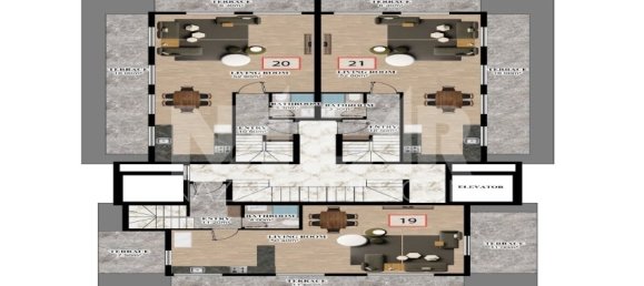 Apartamento 1+1 em Oba, Turkey N.º 14396 20