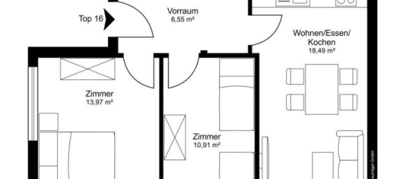 Apartamento de 2 dormitorios en Tamsweg, Austria No. 46936 19