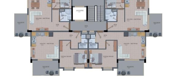 3 rooms Penthouse in Alanya, Turkey No. 9838 24