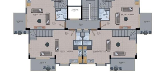 3 rooms Penthouse in Alanya, Turkey No. 9838 26