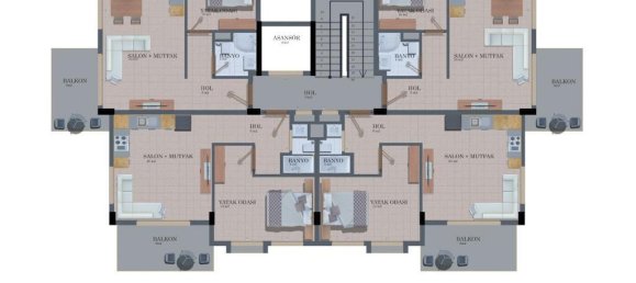 3 rooms Penthouse in Alanya, Turkey No. 9838 25