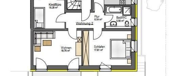 Apartamento de 3 divisões em Baden-Wurttemberg, Germany N.º 48385 9