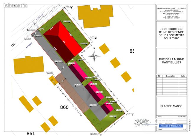 Terreno en Val de Briey, France 1610 m² No. 302965
