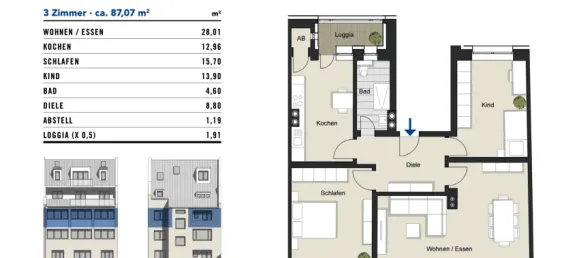 2 غرف نوم شقة في Cologne, Germany رقم 284769 8