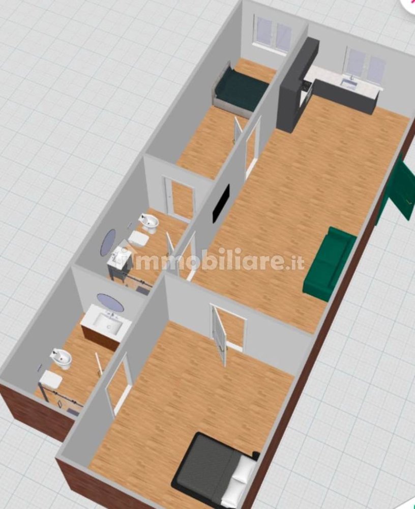 2 Schlafzimmer Wohnung in Rome, Italy, Nr. 297502
