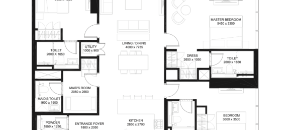 Apartamento de 1 dormitorio en Mohammed Bin Rashid City, UAE No. 121303 6