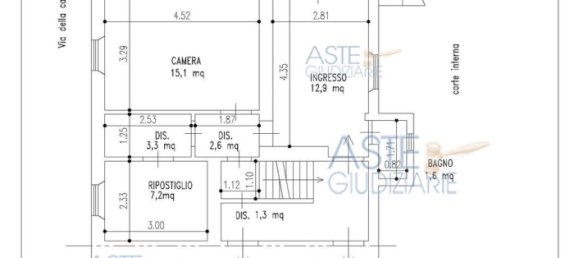 5 rooms Apartment in Livorno, Italy No. 41741 10