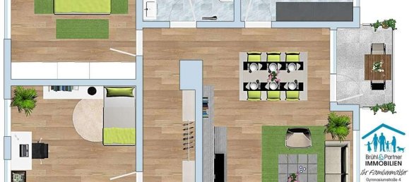 2 Schlafzimmer Wohnung in Wetteraukreis, Germany, Nr. 82498 22