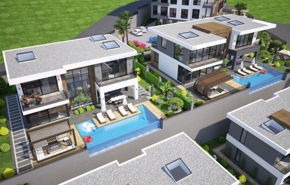 Villa 5+1 em Kargicak, Turkey N.º 13932