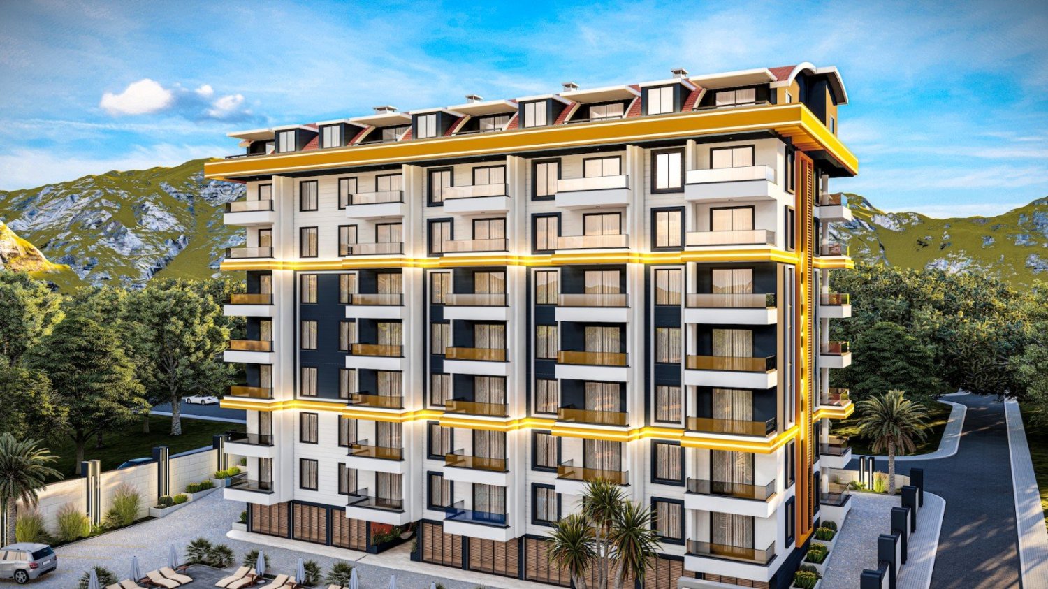 Penthouse 3+1 in Gazipasa, Turkey No. 22862