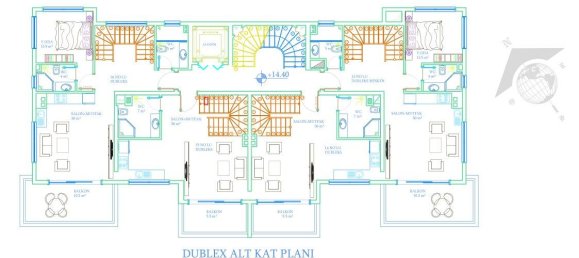 Ático de 2 habitaciónes en Avsallar, Turkey No. 29957 3