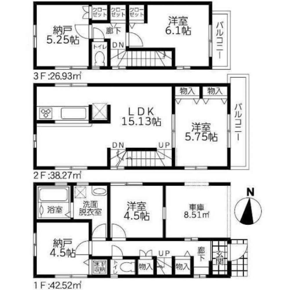 3 غرف نوم منزل في Miyagi, Japan رقم 9102