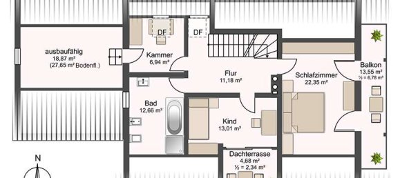 3 غرف نوم منزل في Augsburg, Germany رقم 229657 28