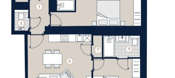 3 rooms Apartment in Alsergrund, Austria No. 137542 15