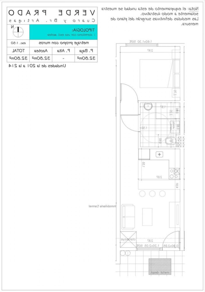 Studio in Montevideo, Uruguay No. 4742