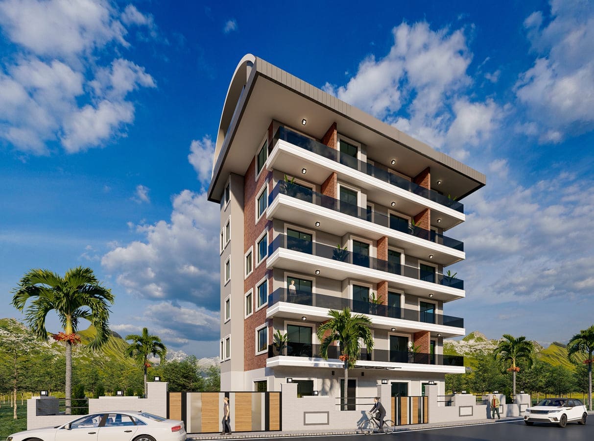 Apartamento 1+1 em Oba, Turkey N.º 8571