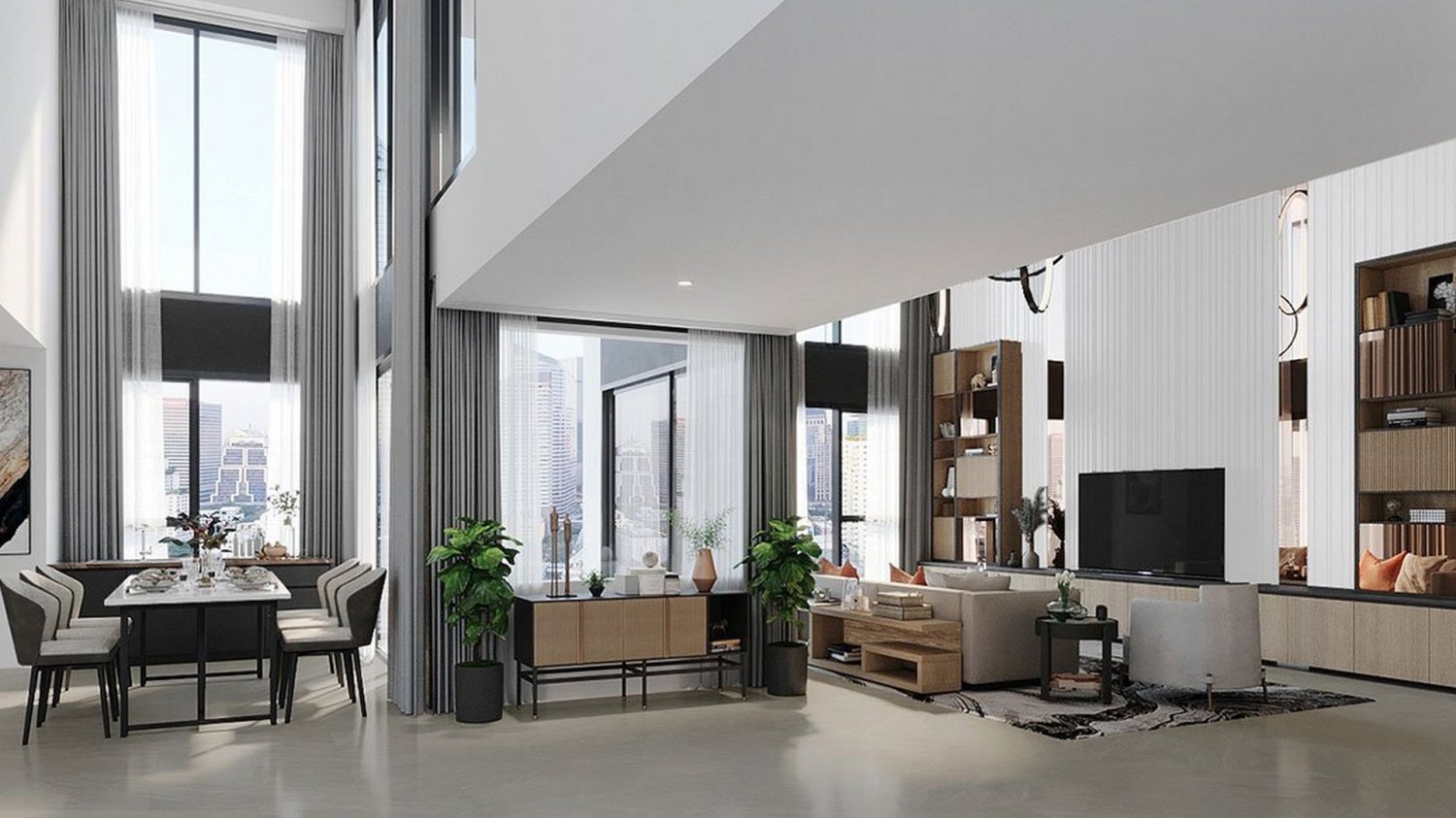 Apartamento com 2 quartos em condomínio em The Lofts Silom Railay Beach, Thailand N.º 27777