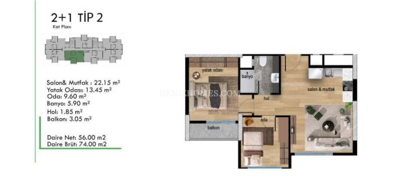 3 rooms Villa in Mezitli, Turkey No. 31756 17