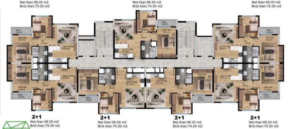 3 rooms Villa in Mezitli, Turkey No. 31756 16