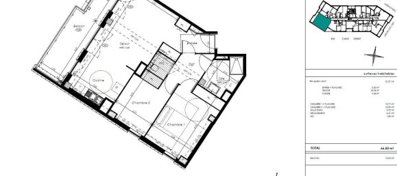 3-Zimmer Wohnung in Bordeaux, France, Nr. 316845 4