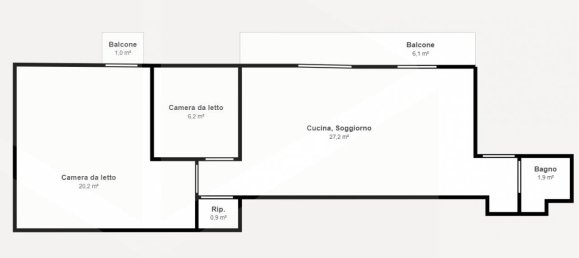 2 rooms Apartment in Brusciano, Italy No. 18427 20