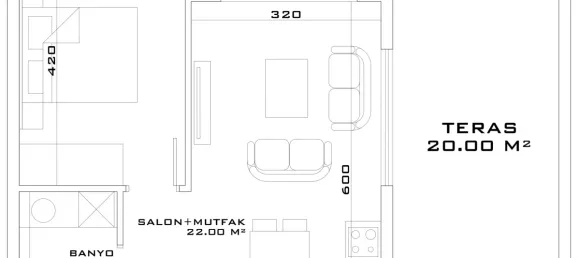 Apartment 1+1 in Aksu, Turkey No. 32836 26