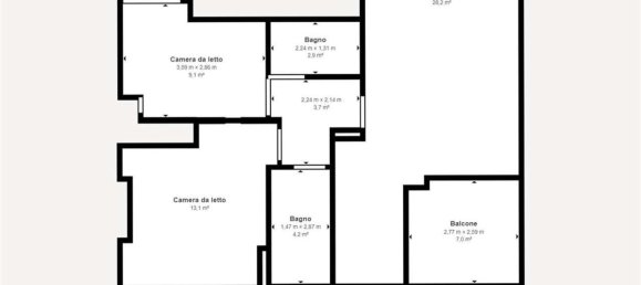 3غرفة شقة في Casorate Primo, Italy رقم 188314 24