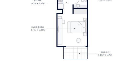 1 bedroom Apartment in AZIZI AMBER, Al Furjan, UAE No. 60283 5