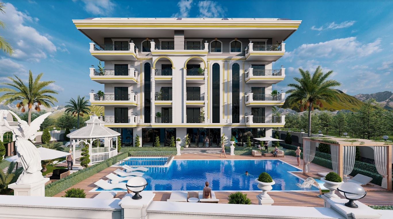 Appartement 1+1 à Oba, Turkey No. 7452