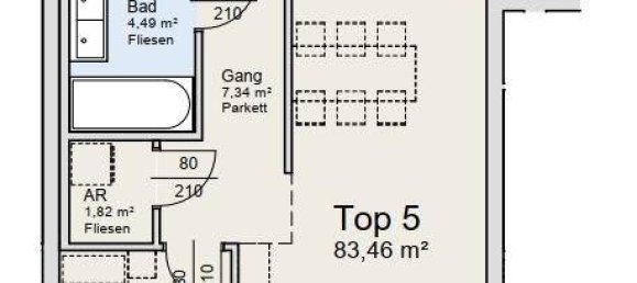 Квартира с 2 спальнями в Пенцинг, Австрия № 212699 11