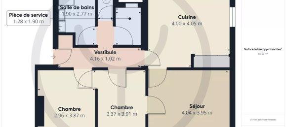 2 chambres Appartement à Troyes, France No. 47672 8