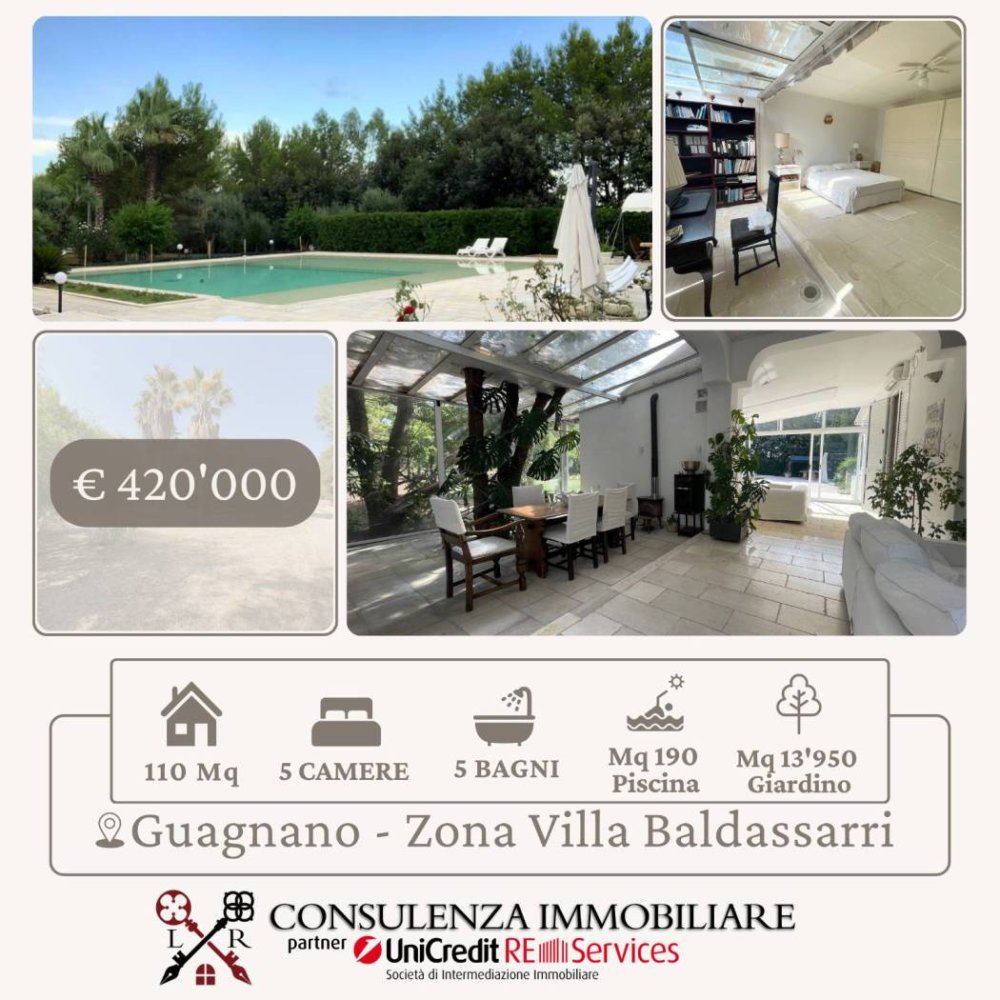 Villa T5 em Guagnano, Italy N.º 319277
