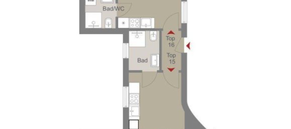 3 rooms Apartment in Brigittenau, Austria No. 31311 23