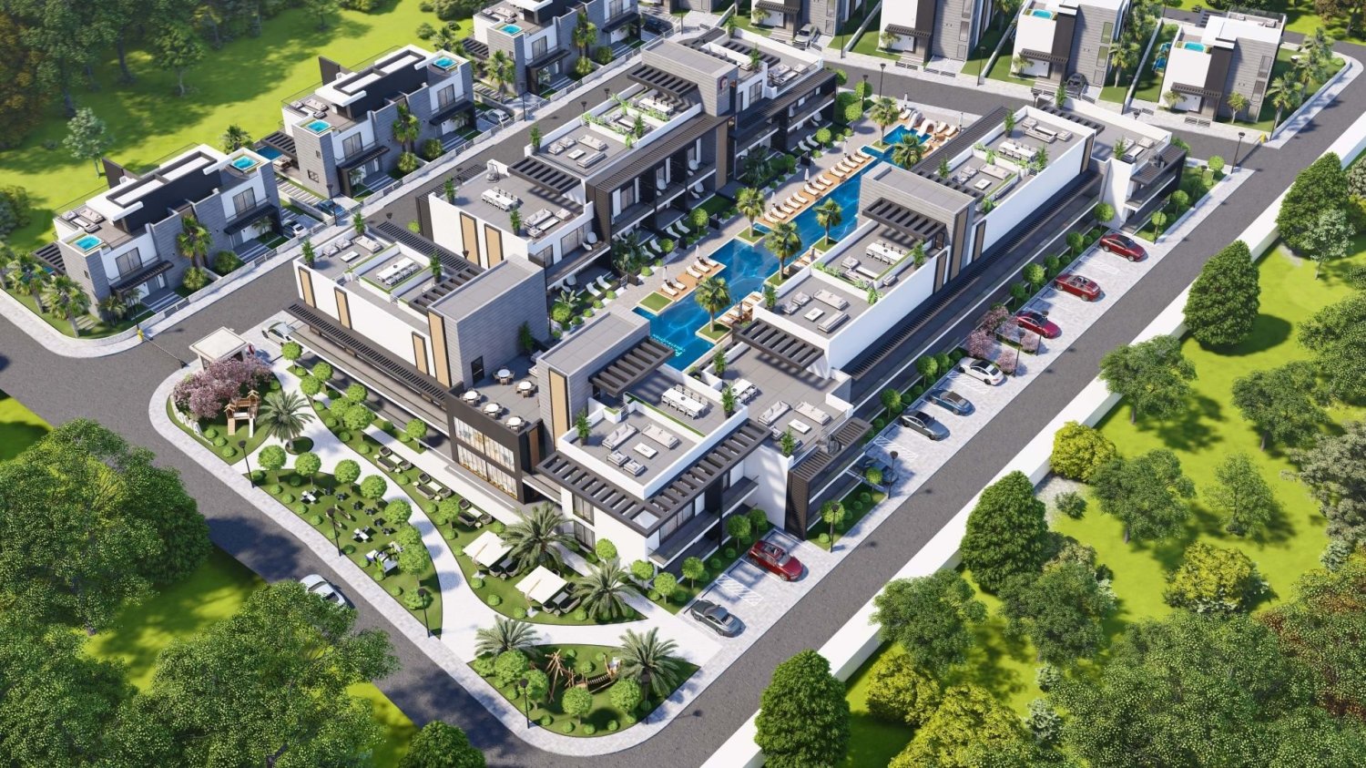 Villa de 4 habitaciónes en Iskele, Northern Cyprus No. 7239