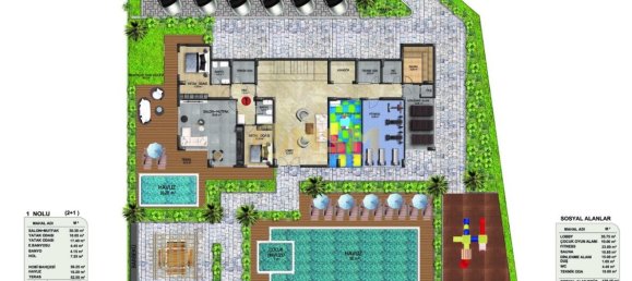 شقة 1+1 في Alanya, Turkey رقم 4219 10