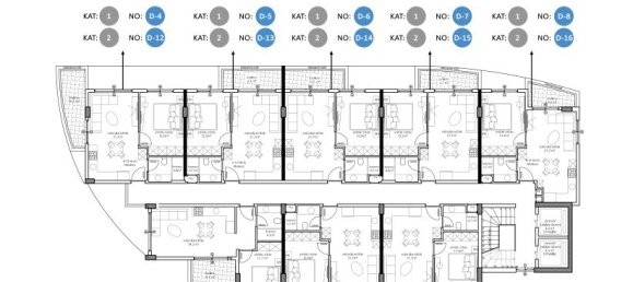 2 rooms Apartment in Oba, Turkey No. 9692 11